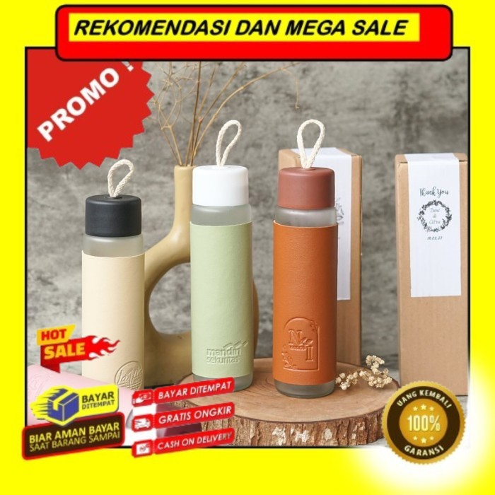 Terlaris Souvenir Happy Tumbler Souvenir Botol Tumbler Murah Souvenir + Box Promo