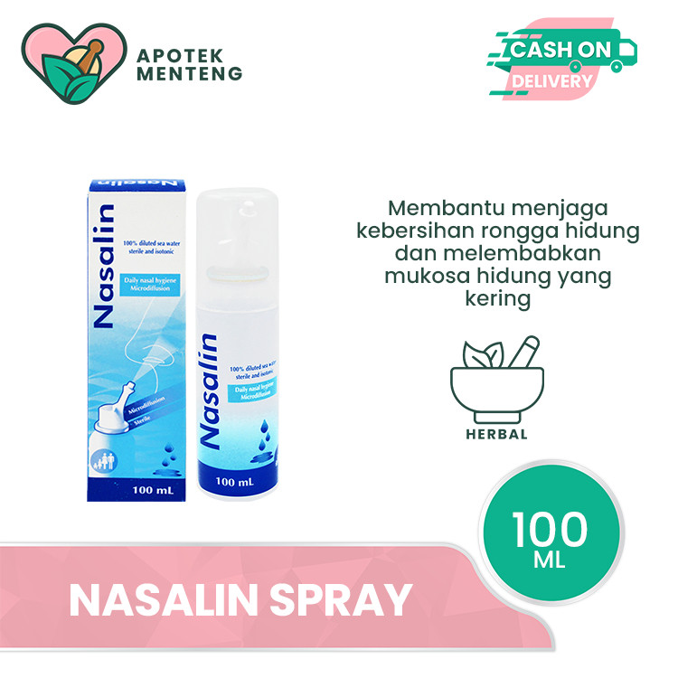 Nasalin Daily Nasal Hygiene Microdiffusion Spray 100 mL - Pembersih Rongga Hidung