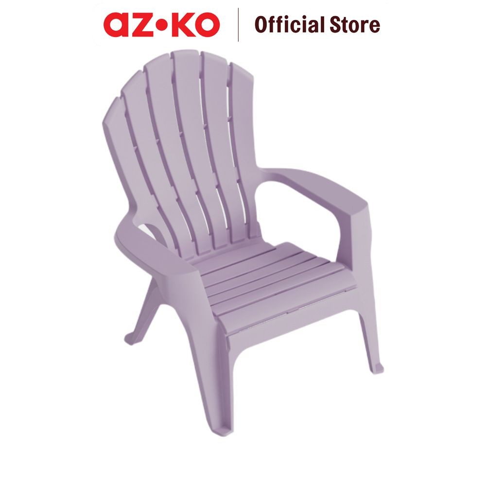 AZKO Soleil Adirondack Kursi Anak - Ungu Tempat Duduk Anak Kids Chair Bangku Sandaran Plastik