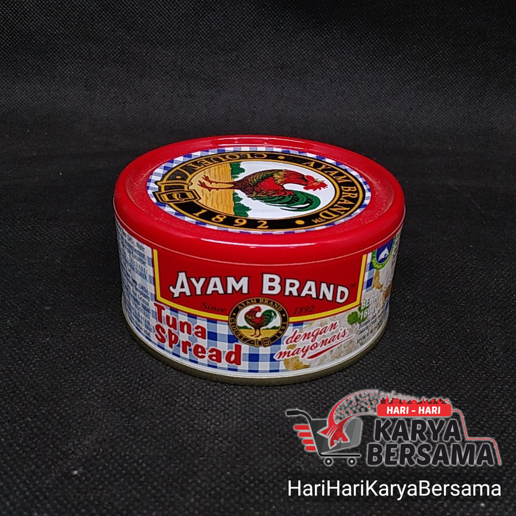 

MAKANAN KALENG AYAM BRAND TUNA SPREAD WITH MAYONNAISE 160GR