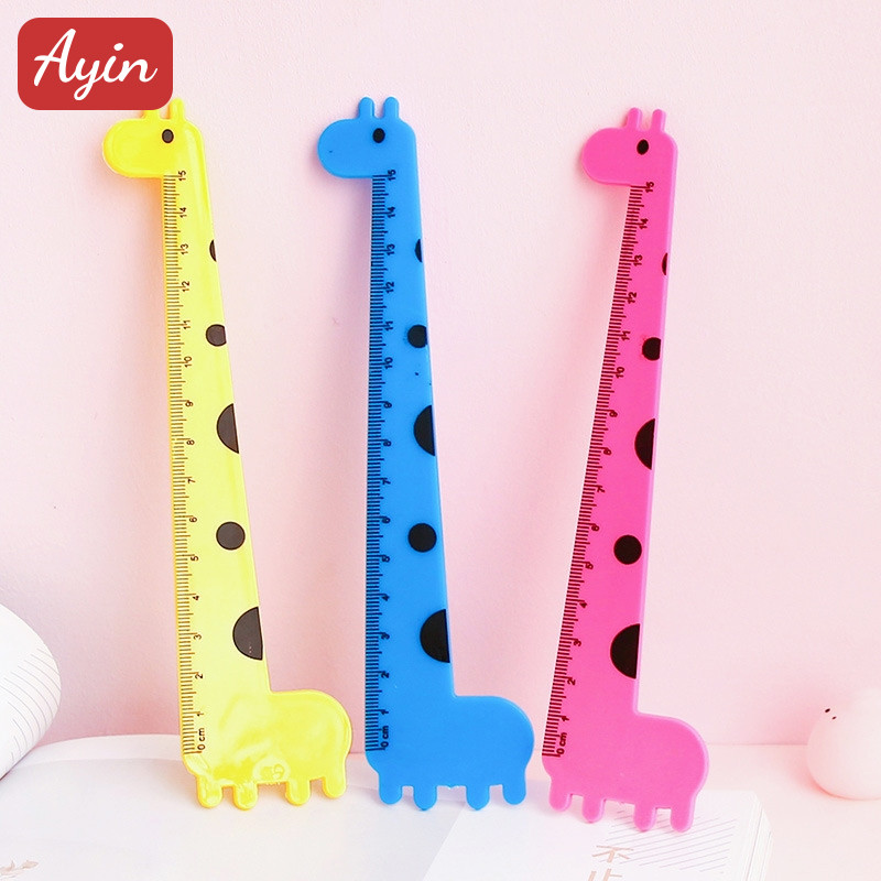 

15cm ruler set/ Penggaris Plastik 1 Set 4 Model