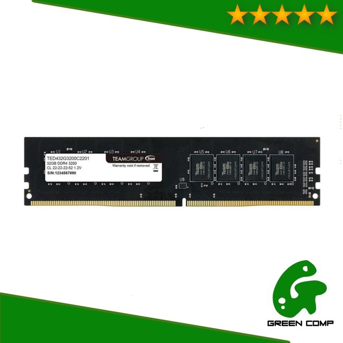 TEAM ELITE LONGDIMM 8GB DDR4 3200Mhz