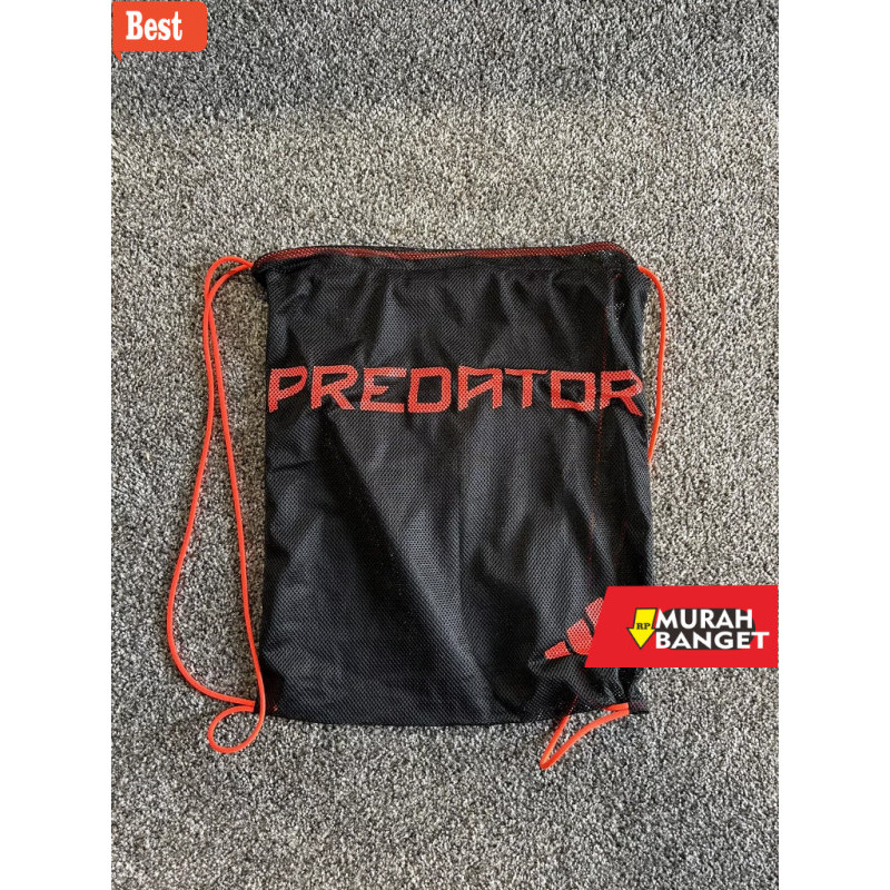 rekomendasi sepatu futsal Gymsack Adidas Predator String Bag Tas Serut Sepatu Futsal Sepatu Bola - H