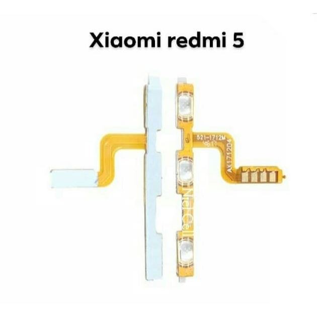 Flexible On Off Volume Redmi 5 / Fleksibel On Off Volume Xiaomi Redmi 5