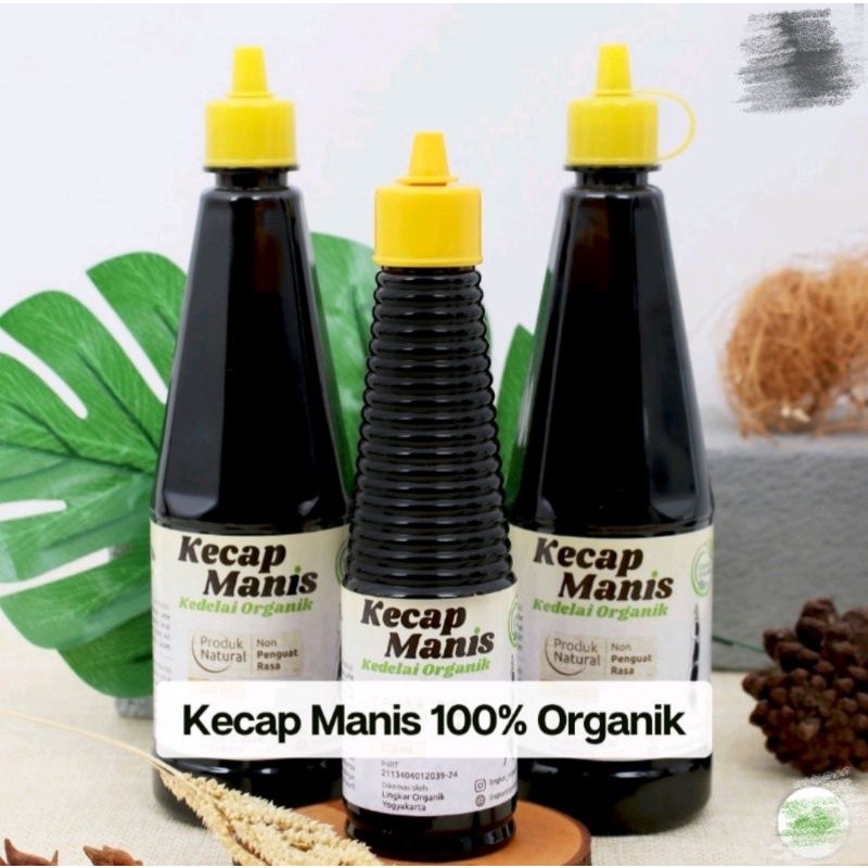 

Kecap Manis Organic 150ml - Lingkar Organik Non MSG - Non GMO - Organik