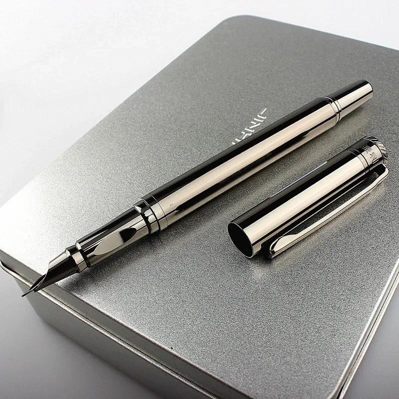 

High Quality for Writing Fountain Pen 0.38mm EF Nib stainless steel Metal Inking Pen for Writing Signing Pen