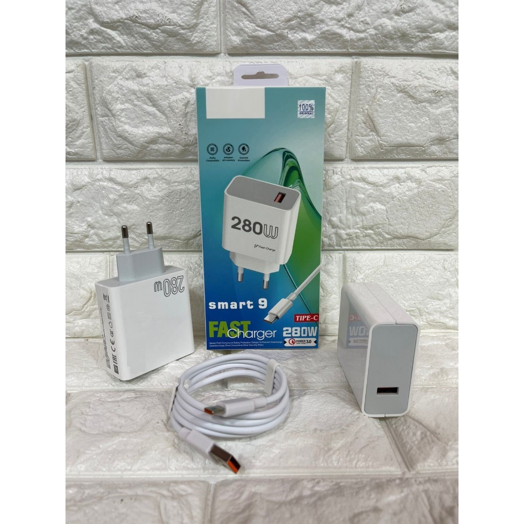 Charger For INF SMART 9 Fast Charger 280W Quick Charge3.0 Casan Hp Univesal For Android FastCharging