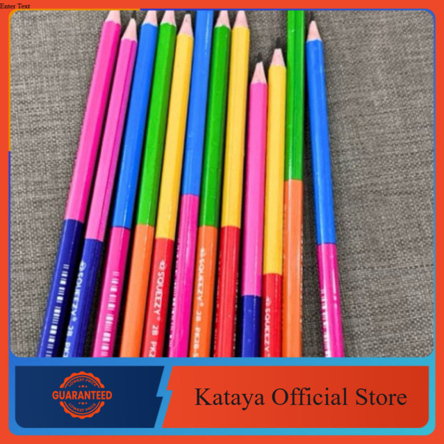 

Pensil 2B Squeezy PK2B SQ-304/ Pack isi 12 Pcs