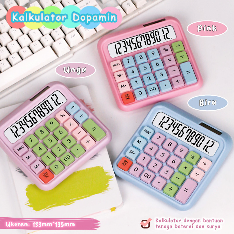 

Kalkulator Fullcolor Dopamin Lucu / Kalkulator Tenaga Surya Dopamin / Kalkulator Dagang Berkualitas