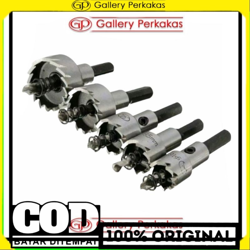 Mata bor hole saw besi hole saw set hss titanium 16-30mm