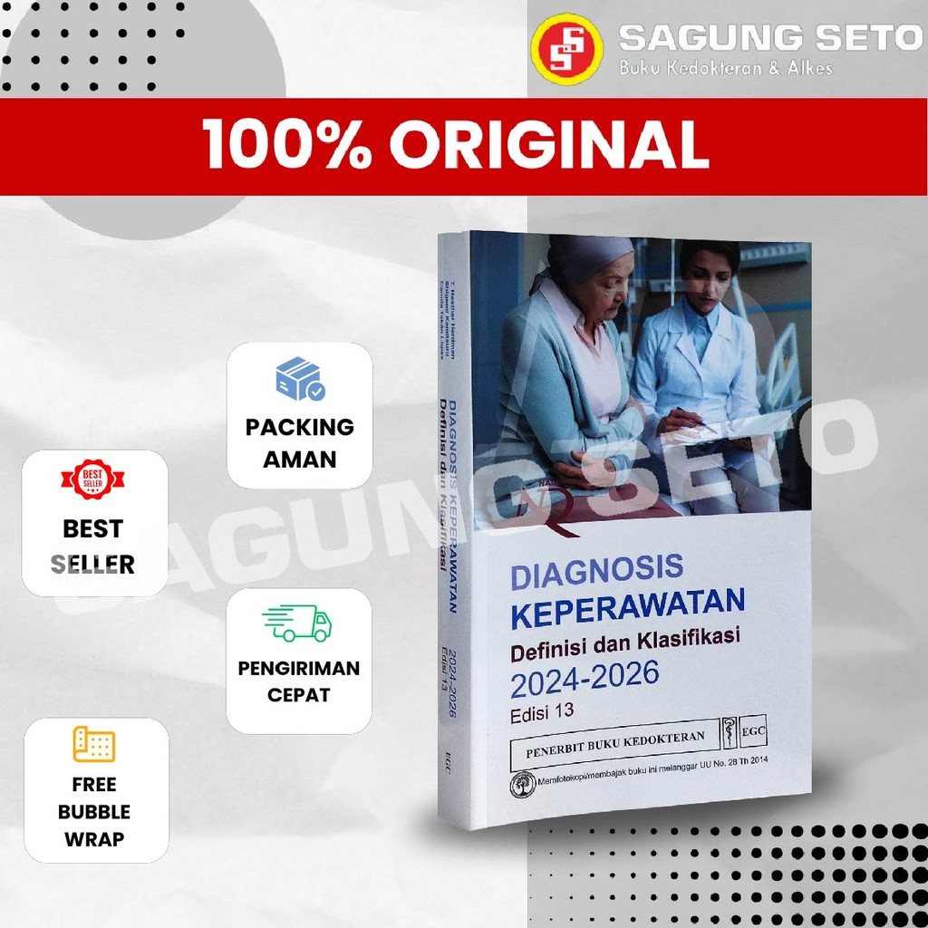 BUKU DIAGNOSIS KEPERAWATAN DEFINISI DAN KLASIFIKASI EDISI 13 2024-2026 - NANDA / KEPERAWATAN NANDA