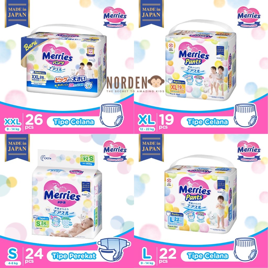 [ND] Merries Premium Pampers Bayi / Pampers Merries/Pampers Bayi