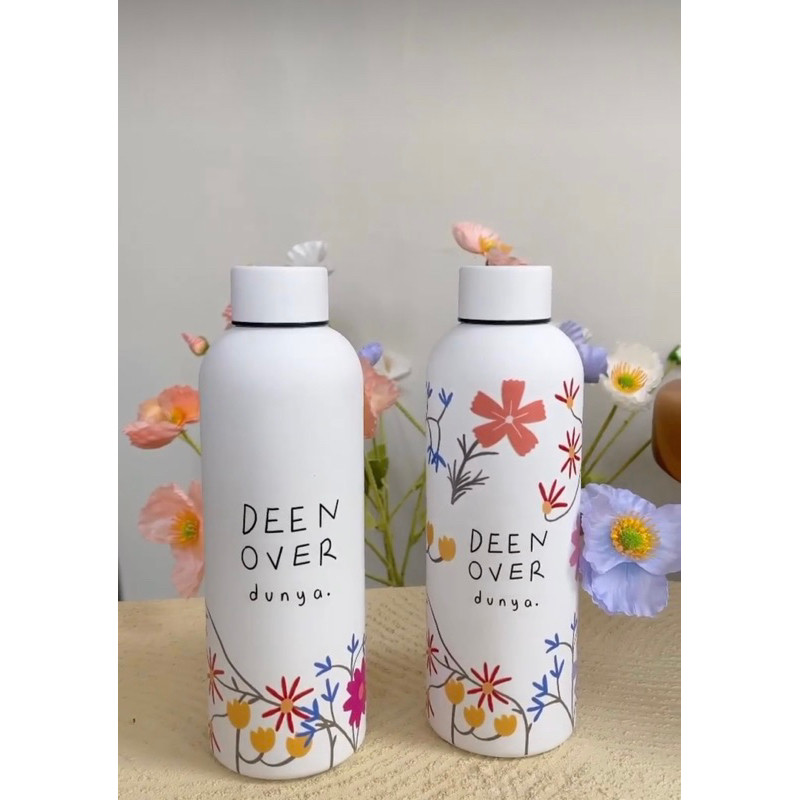 

UV Print Tumbler TUMBLER ELITE PRINTED DEEN OVER DUNYA termos elite premium TUMBLER viral tumbler cewek tumbler corkcicle tumbler motif bunga tumbler air panas 304 316 lock and lock kado ulang tahun hampers valentine imlek tumbler bunga make over