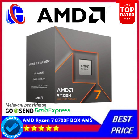 Processor AMD Ryzen 7 8700F BOX AM5 Zen 4 8 Cores 16 Threads JunDW