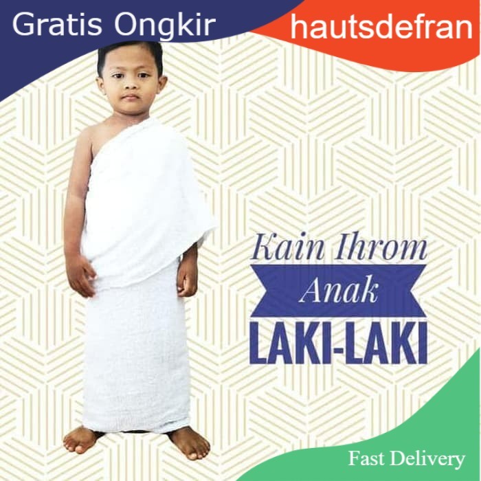 Kain Ihrom Anak / Baju Ihrom Anak Laki Laki / Kain Baju Ihram Anak hautsdefran