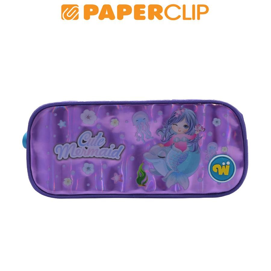 

TEMPAT PENSIL / PEN CASE KAIN WIGGLE PCG007.WGSM/48PC CUTE SWIM MERMAID
