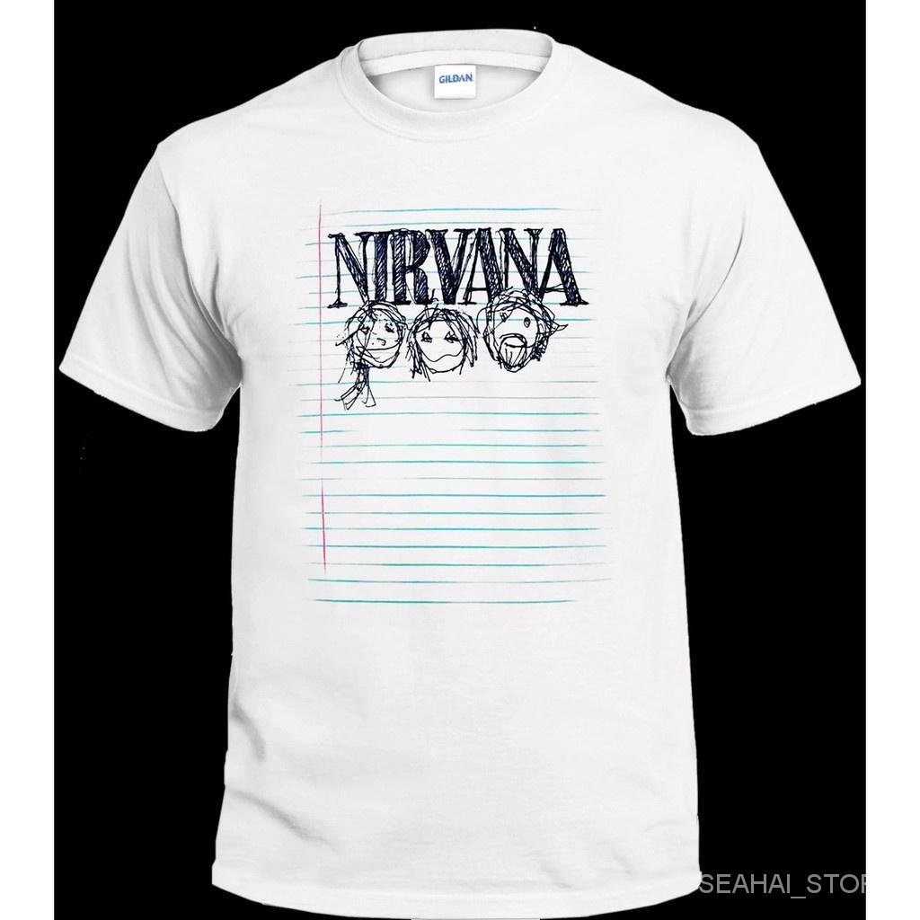 (cod) NIRVANA BAND 100% COTTON T-SHIRT GILDAN UNISEX GRAPHIC PRINTED