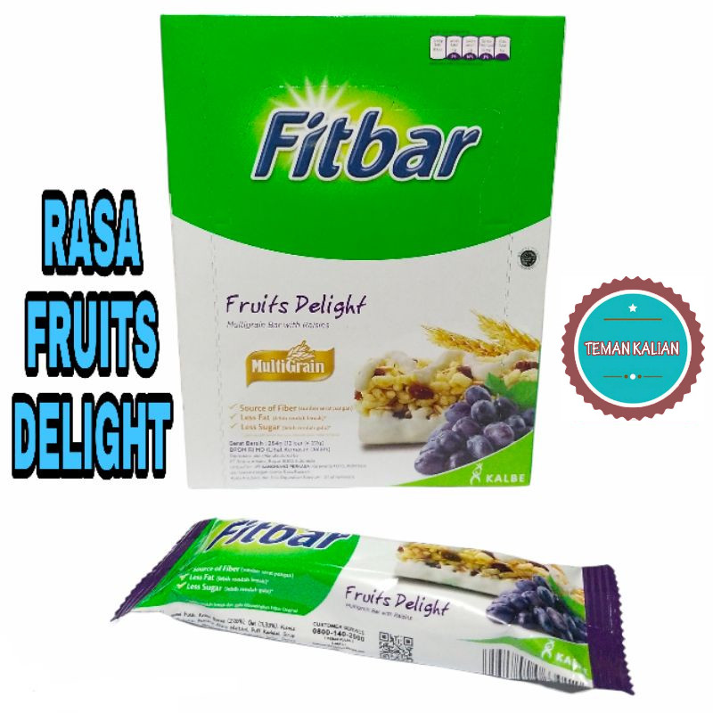 

FITBAR FRUITS MULTIGRAIN 20gr 1 BOX ISI 12 PCS