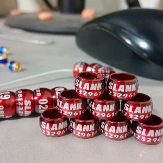 Gelang Burung Gelang burung Ring burung bisa reques nama Ring burung merpati|murai|kutut|kacer dll