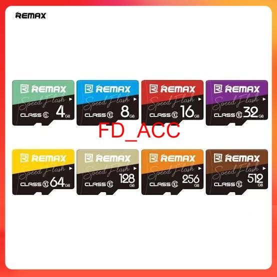 KARTU MEMORY HP / MEMORY CARD Remax Ori [ 4 gb /8 gb / 16 gb / 32 gb / 64 gb / 256 gb / 512 gb ]