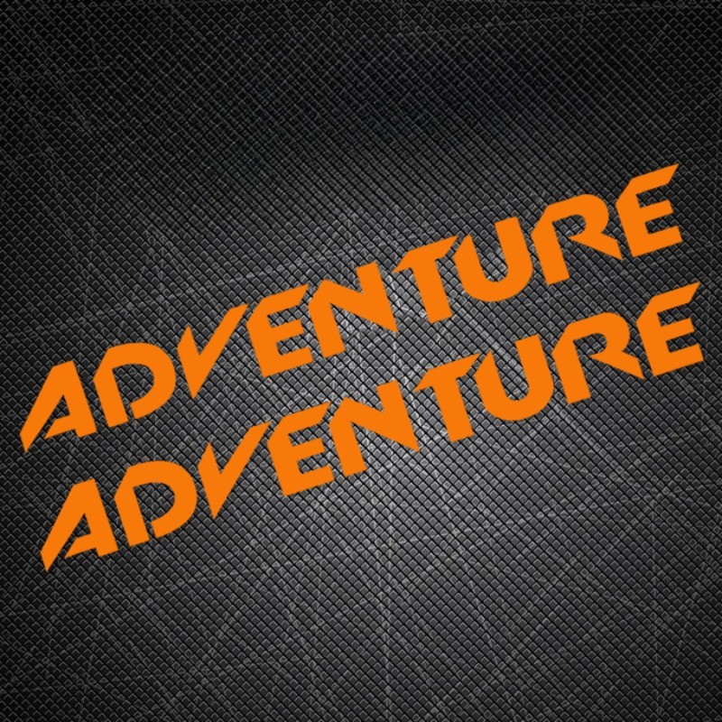 STIKER CUTTING CUSTOM DESAIN ADVENTURE Letter Motorcycle Sticker Motorbike Side Panels Decal for KTM