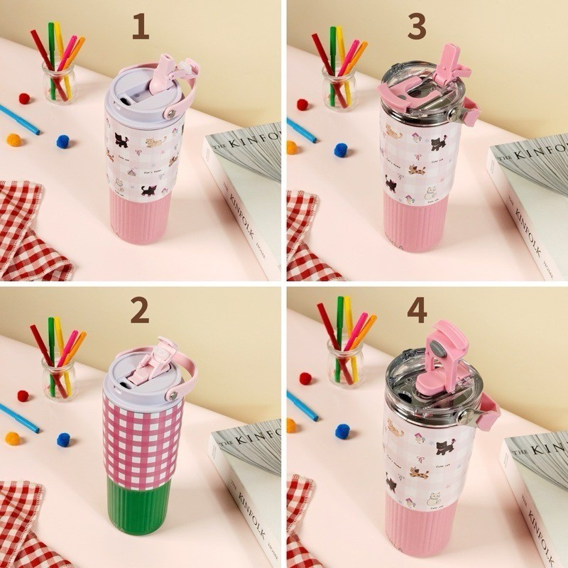 Tumbler Minum Tahan Panas Tahan Dingin Tahan Lama Tempat Minum Mewah Trendy Terlaris Botol Eksklusif