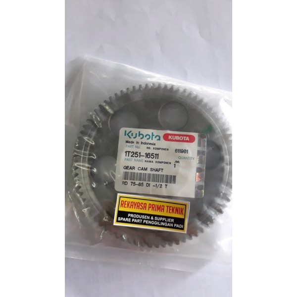 RD85 Gear Cam Shaft Gigi Noken As Kubota RD 75 RD 85 DI 1 2 T Langsung Dikirim