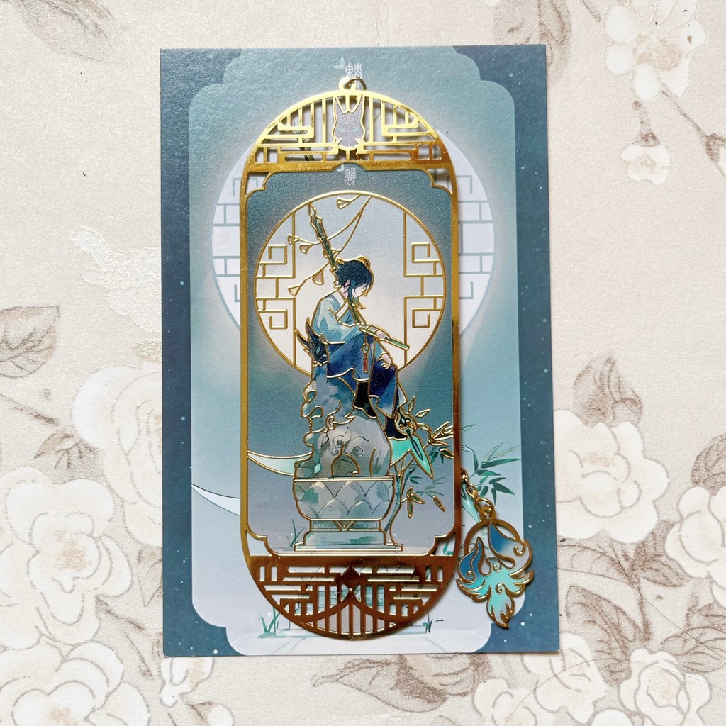 

Genshin Impact ambitus xiao and the like colleagues metal bookmark exquisite delicacy High appearance level good Quality gift