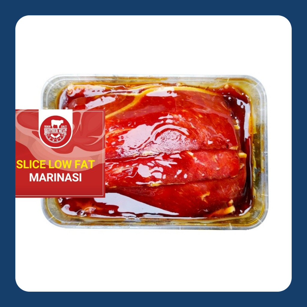 

Beef Slice Marinasi Low Fat Rendah Lemak 500gr, Brothermeatshop