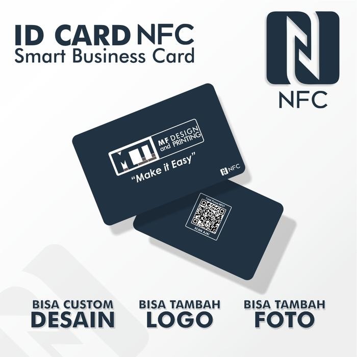 

READY ID CARD NFC | Custom Kartu Nama Digital | Kartu Nama NFC - NFC, Glossy
