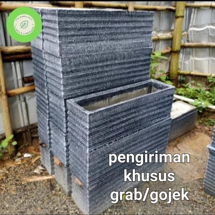 Pot minimalis panjang 80cm - L30