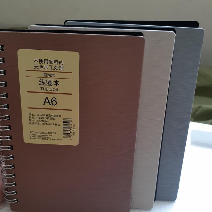 

TERLARIS! buku notebook A6 spiral/buku bloknote spiral A6