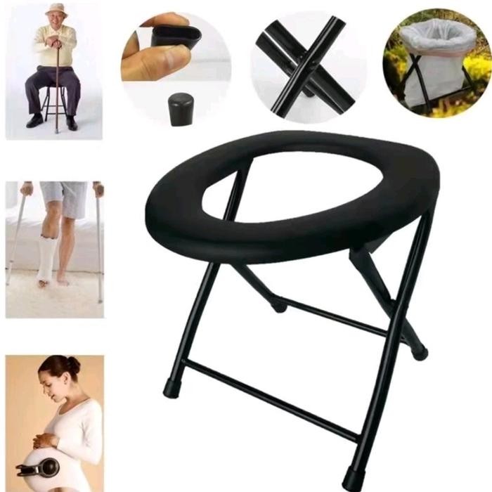 Kursi Toilet Duduk WC Orang tua Portabel