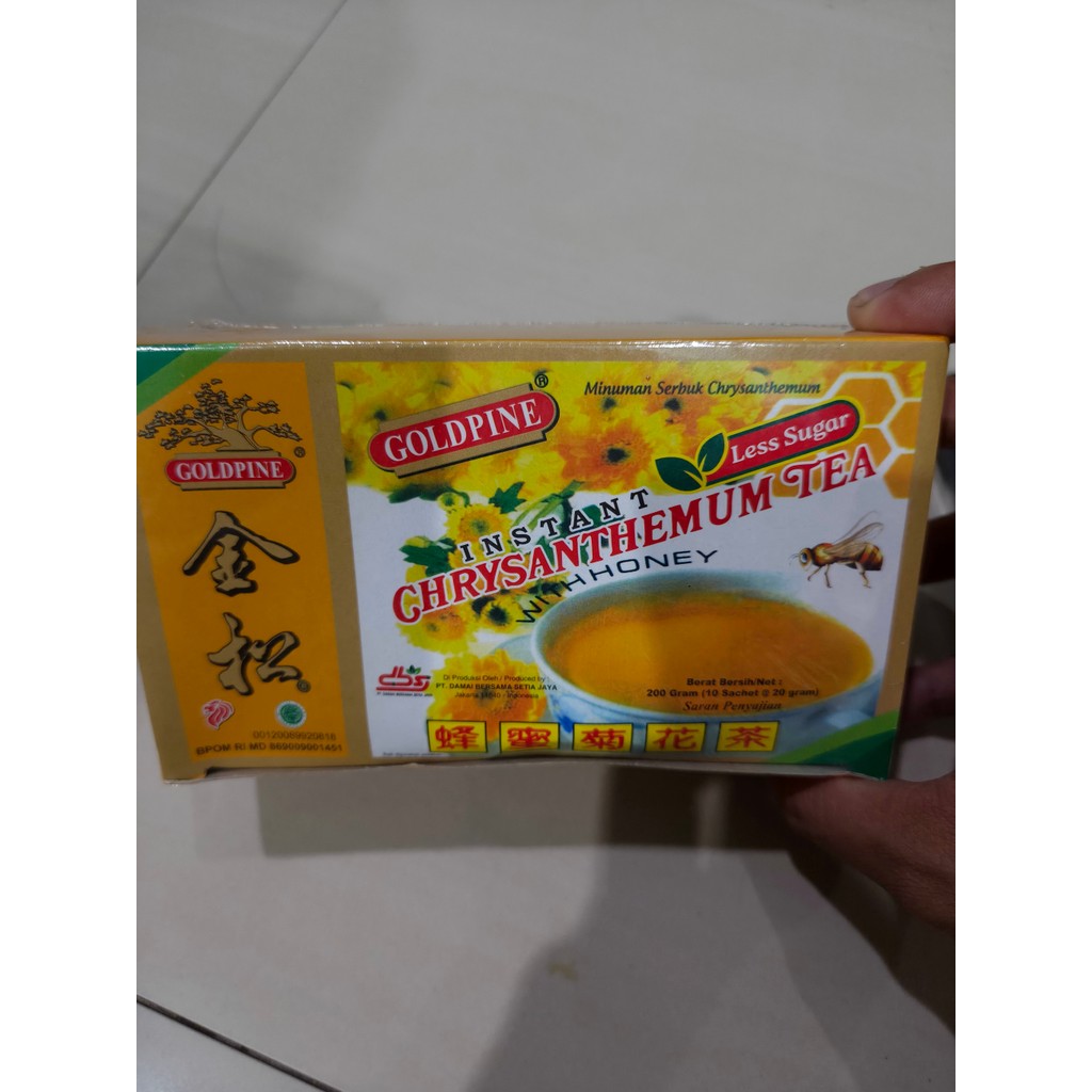 

Teh Krisan Madu GOLDPINE | Chrysanthemum Tea Less Sugar 200g | Minuman Herbal Dingin / Panas