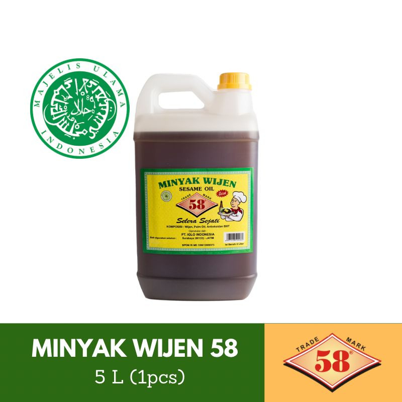 

Saos 58 - Minyak Wijen Halal (5L / Jirigen / Derigen)