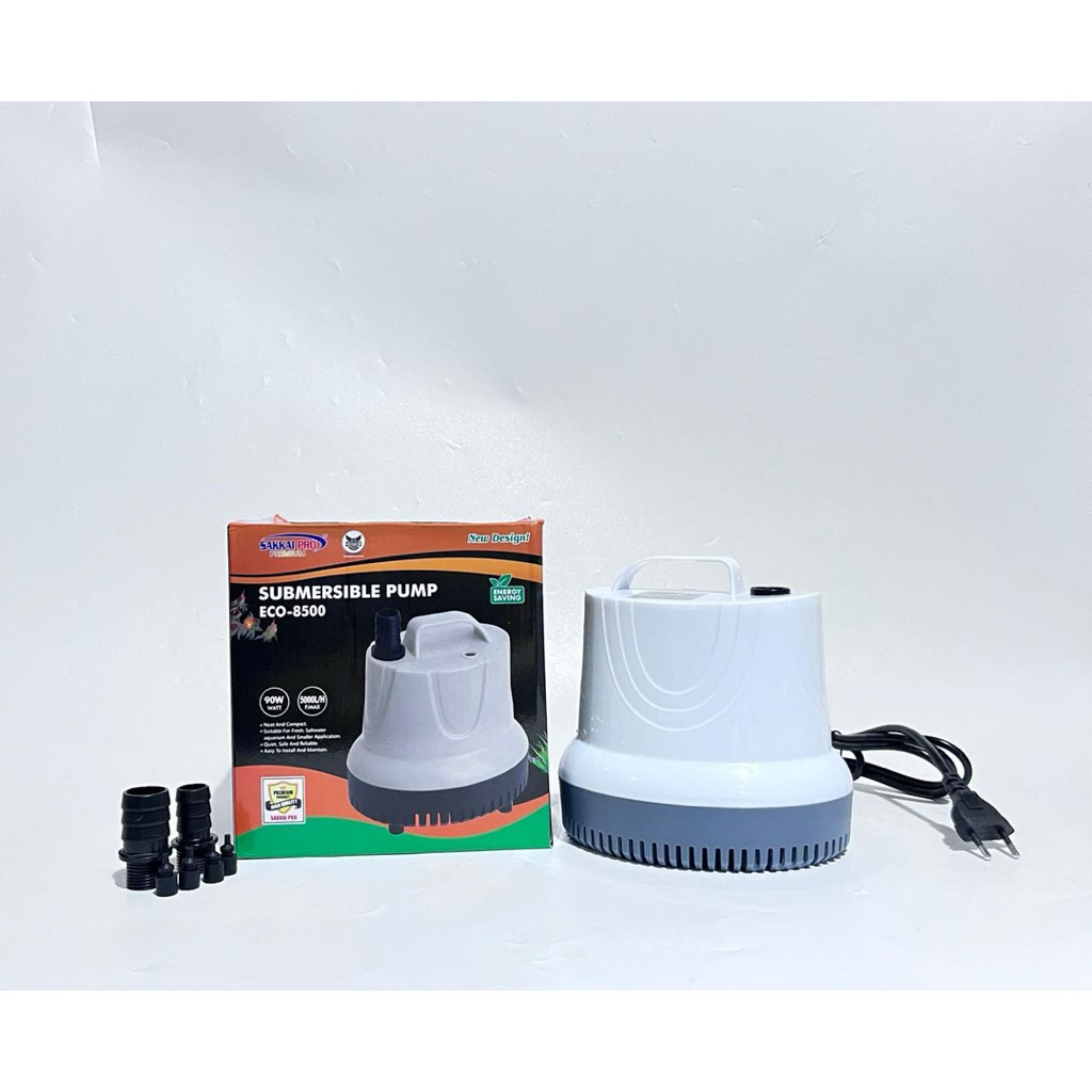 Pompa Air Celup Aquarium 5000 L/H SAKKAI PRO ECO 8500 Mesin PSP Kolam Ikan Koi pompa air kolam ikan