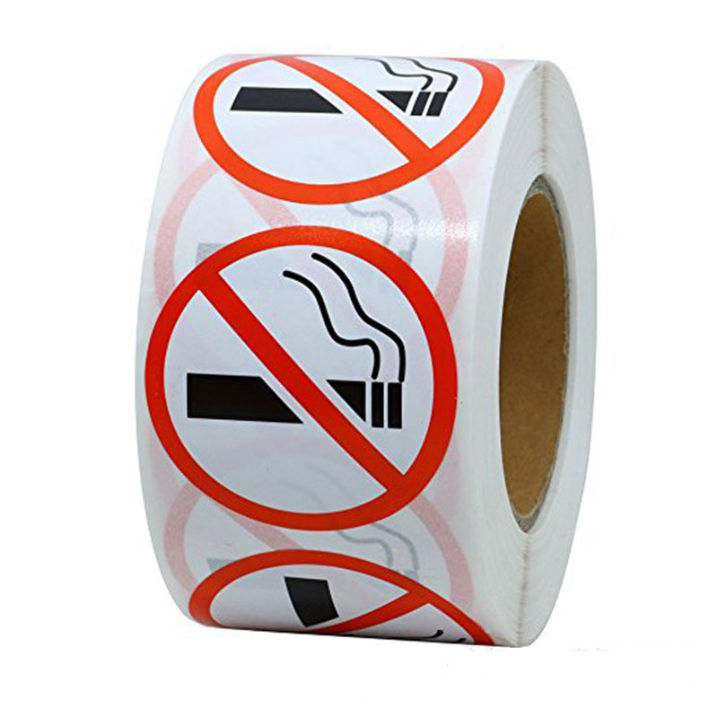 

50pcs/wad Danger Sticker art paper Funny No Smoking Warning Decal wholesale Superior quality