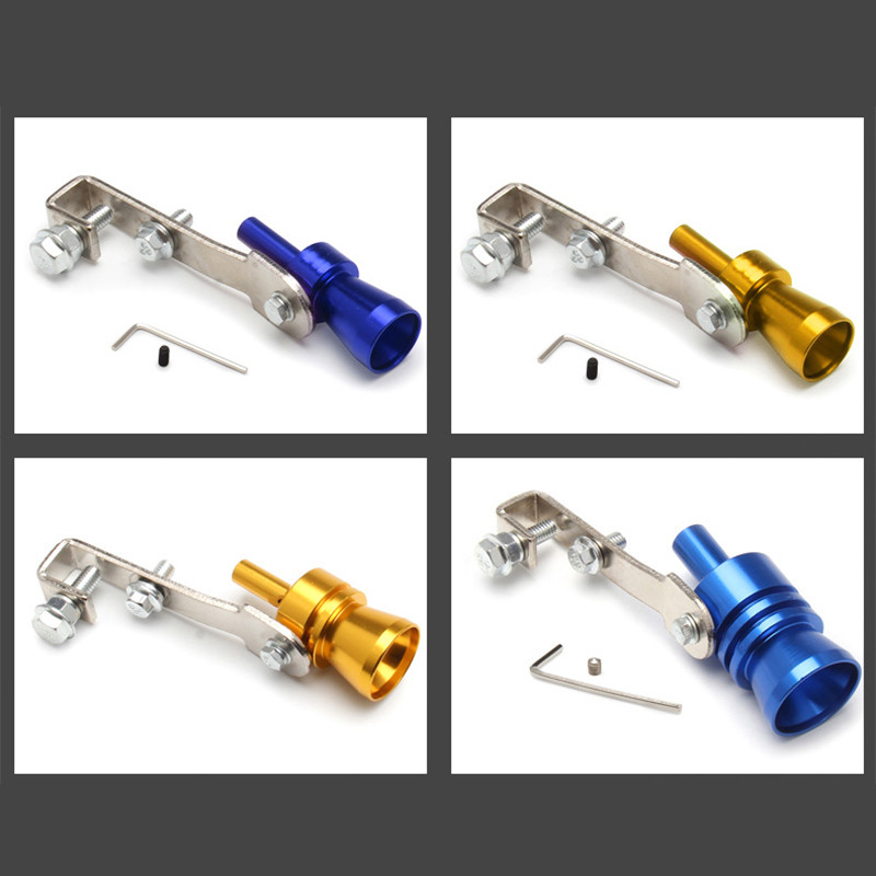 Car Turbo Sound Simulator Whistle Vehicle Sound Muffler Whistle Modified Tail Throat Car Exhaust Pip