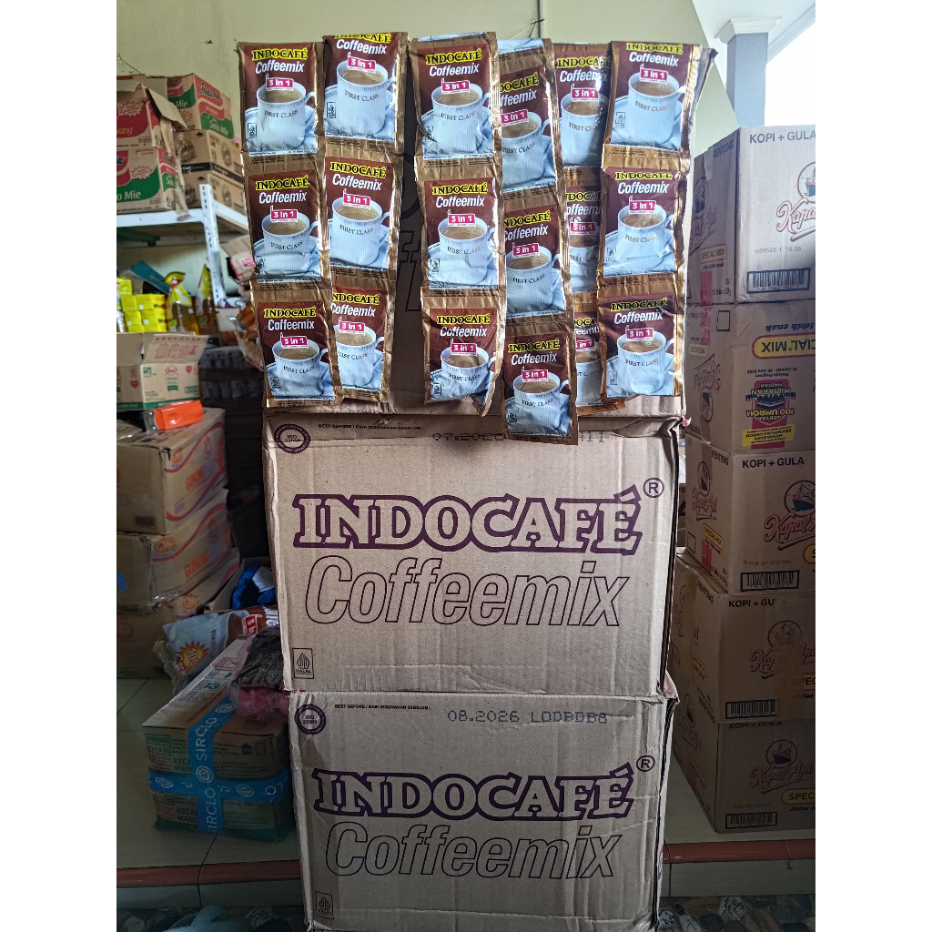 

Kopi Indocafe Coffeemix 1 pack isi 100 bungkus