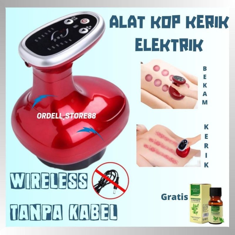 Alat  Pijat Kop Bekam  Kerik Badan  Elektrik Alat Kerik Elektrik Original  Alat Bekam Elektrik