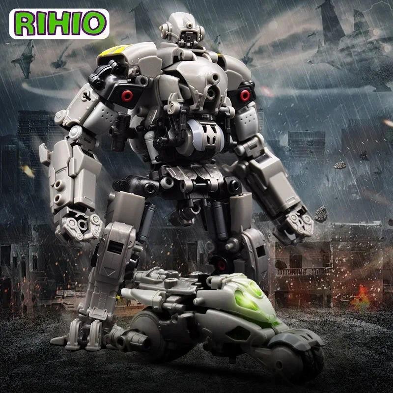 RIHIO Transform Robot Multi Abyss MM-003 Cutter Logistics Front Armor Assembled Transformer Mecha An