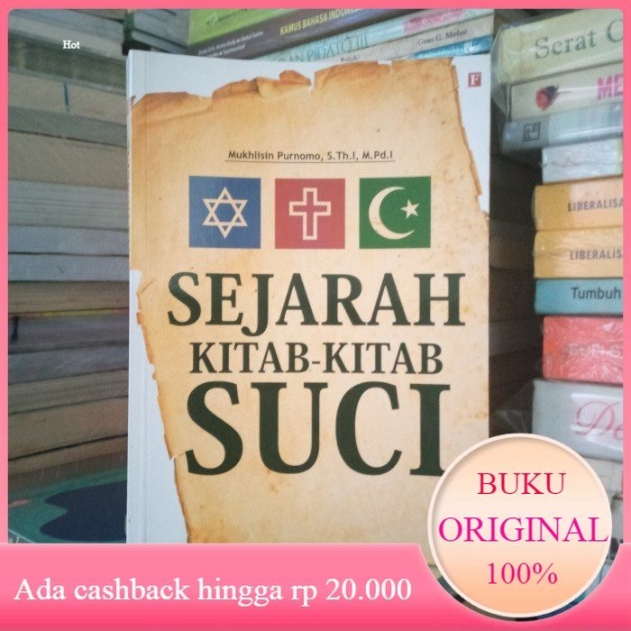 Buku Antik SEJARAH KITAB SUCI Bekas