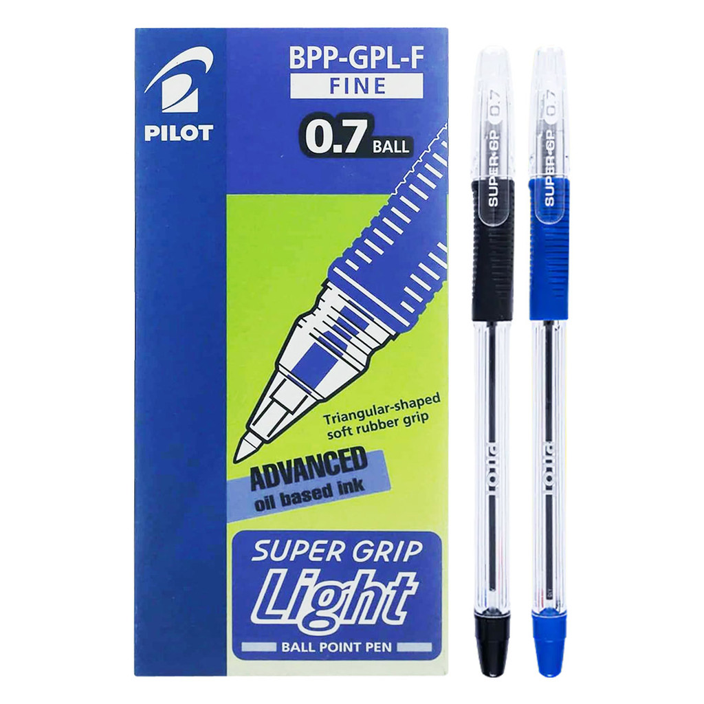 

PILOT Super Grip Light Ballpoint Pena 0.7mm Fine Pulpen BPP-GPL-Fine 1 Pcs