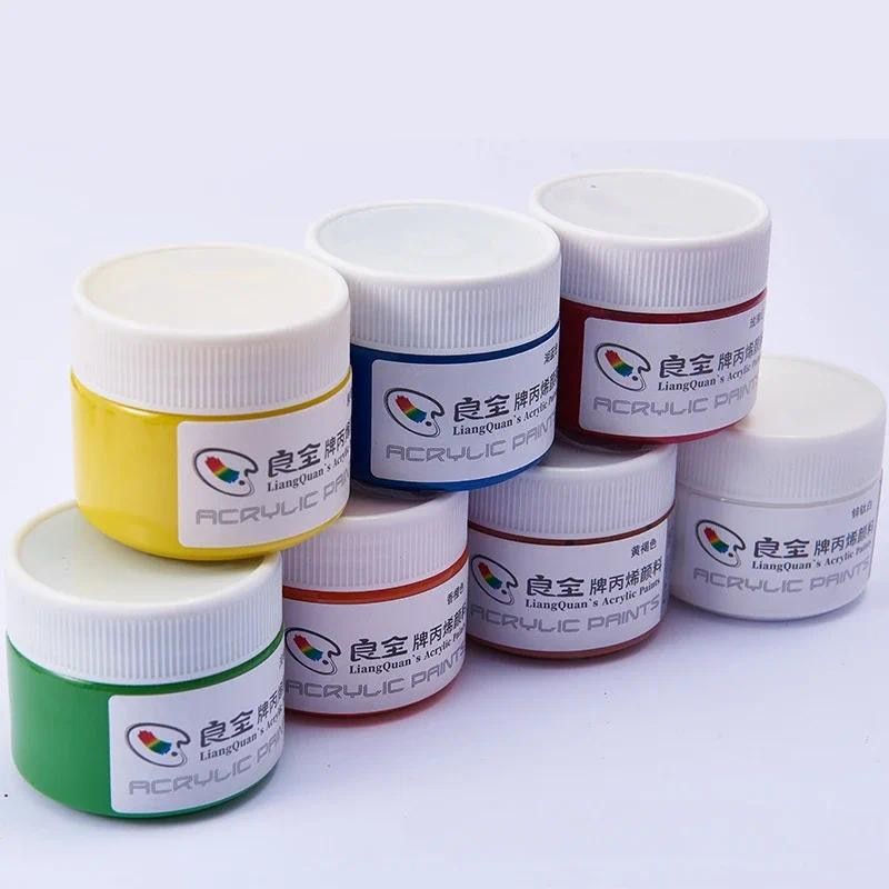 

Acrylic Pigment 12 Colors 100ml Hand Drawn Textiles Children's Painting Hand Drawn Shoes and Clothing Plastic Glass Pigment