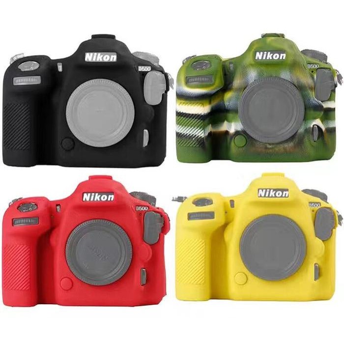 Silicone Case NIKON D500 / NIKON D500 Case ( Silicon Cover Texture ) - Hijau Ready