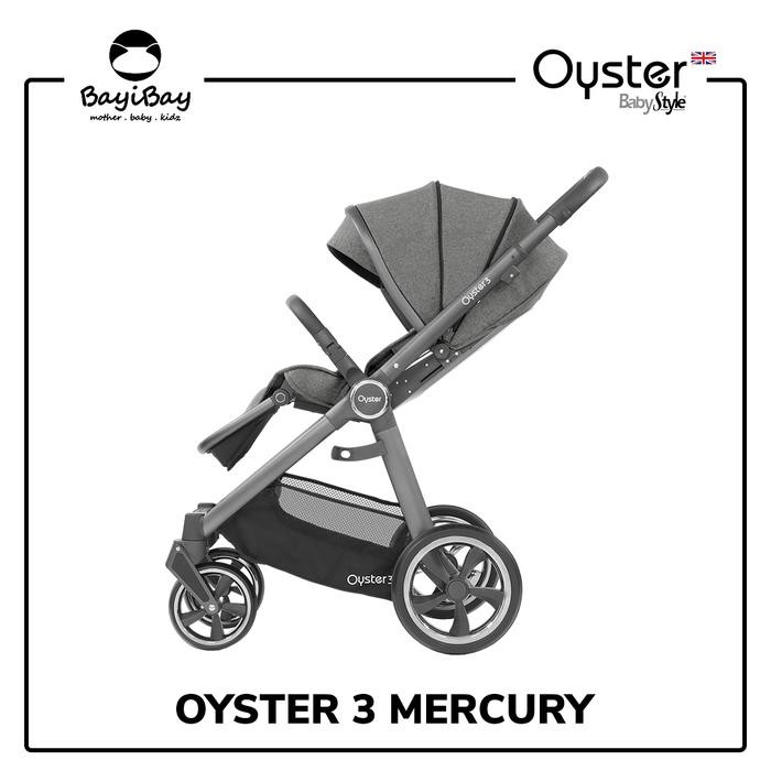 Stroller Oyster 3 / Kereta Dorong Bayi Oyster 3 - Caviar Black