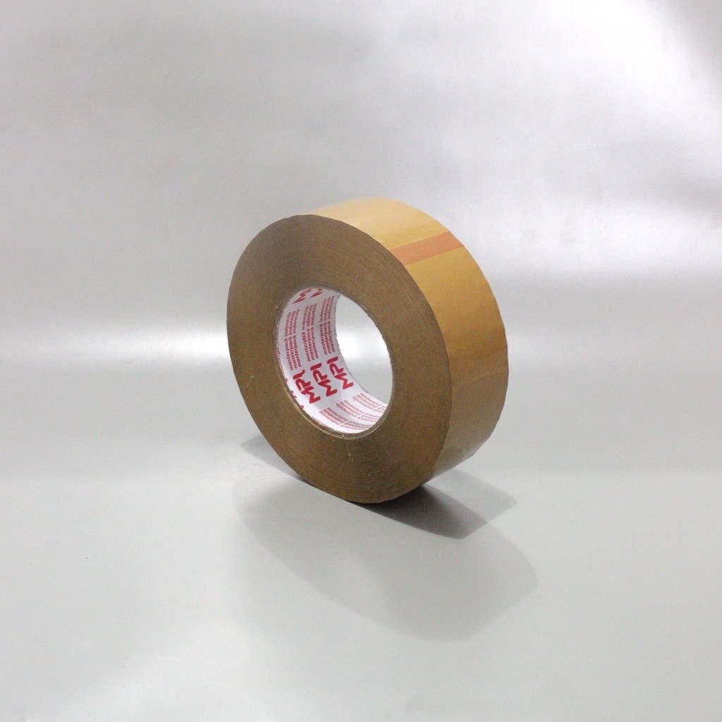 

1 SLOP / 6 PCS - Lakban Coklat JUMBO MPI 45 mm x 300 yard - Master Pack Indonesia Bandung