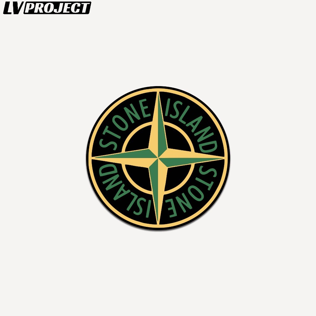 

Sticker Brand Casual Ultras Football Stoneisland Stiker Bulat Vinyl Glossy