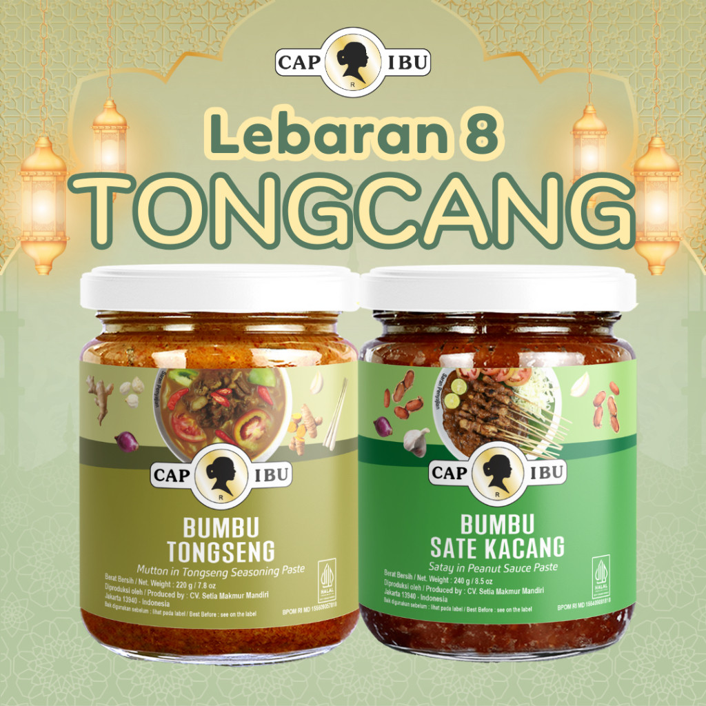 

Cap Ibu Bumbu Combo Lebaran 8 (TongCang) Tongseng dan Sate Kacang