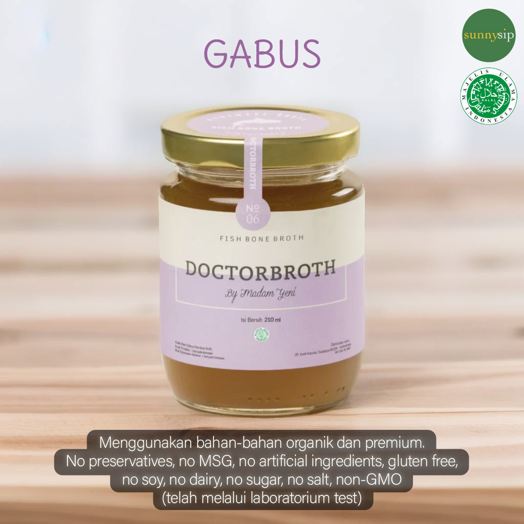 

Fish Bone Broth - Kaldu Tulang Doctor Broth - Kaldu Ikan Gabus